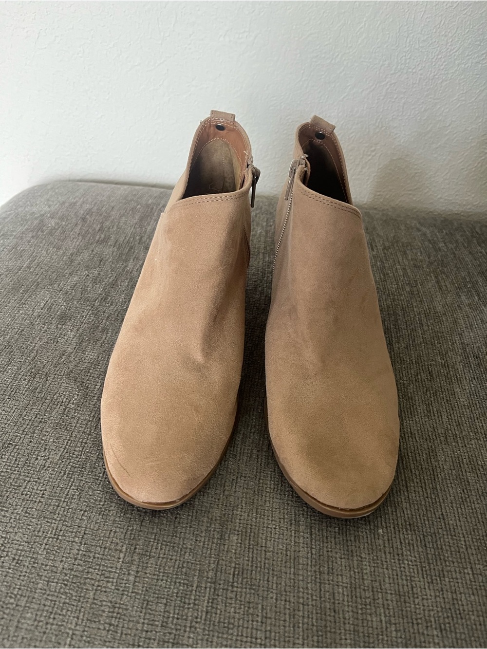 Style & Co. Suede Chukka Ankle Boots in Tan